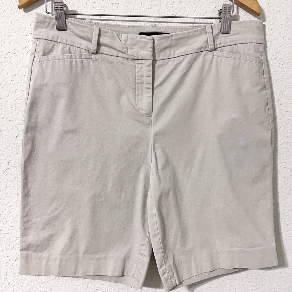 Talbots Khaki Chino Tan Bermuda Shorts Size 10P